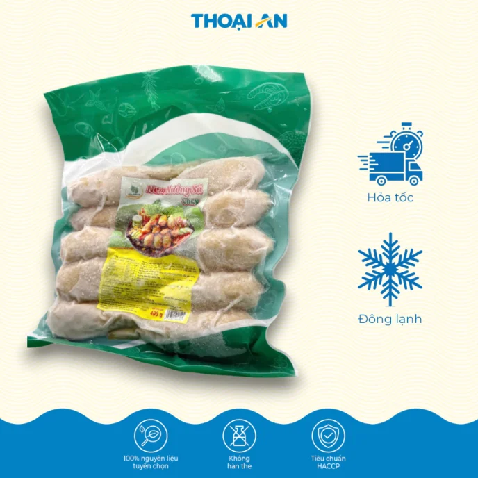 Nem nuong sa chay Thoai An 400g Dong lanh